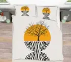 3D Yellow Branches 3635NA Bed Pillowcases Quilt Cover Duvet Boris Draschoff Fay