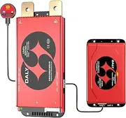 DALY BMS 24V 8S 150A Balance - 1A Active Cell Balancing BMS with Bluetooth WiFi Module Supports RS485 CAN for 24V LiFePO4 Battery Pack Energy Storage for Homes RV