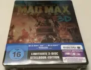 Mad Max 4: Fury Road 3D STEELBOOK (Blu-ray Germany) Amazon.de Exclusive RARE OOP