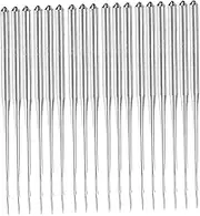 PLAFOPE 100pcs Sewing Machine Needles Heavy Duty Metal Side Opening for Industrial Quilting Craft Sewing