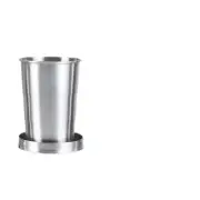 Metal Cup Collapsible Cup Telescopic Solid Reusable Folding Mug Stainless Steel