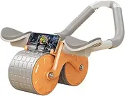 Ab Roller - Ab Exercise Wheel, 4D Core Trainer, No-Slip Handle Roller with Elbow Support | Smooth Rolling Motion for Core Strength, Balance Training Gear for Abs Building, Home Gym, Fitness Routine