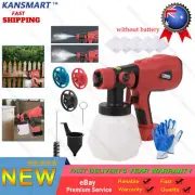1000ML Cordless High Pressure Spray Gun Paint Sprayer Fits Milwaukee 18V Battery