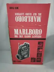 Marlboro Big Sky Emergency Camping Flashlight Lantern AM/FM Radio Clock Safety