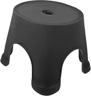 GAROZATION Plastic Foot Stool Anti-Skid Bath Stool for Adults Compact Size Pp Material for Bathroom Use