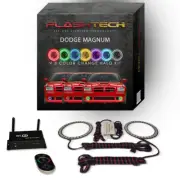 RGB Multi Color LED Halo kit with Wifi App for 2005-2008 Dodge Magnum Fog Lights