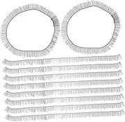 LOORGVEL 30Pcs Doll Eyelashes Realistic DIY Accessories for Crafting Each Lengths for Enhancing Doll Eyes for Doll Lovers and Craft