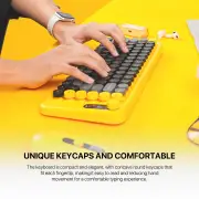 Fantech GO MOCHI85 Wireless Keyboard and Mouse Combo (Yellow)
