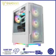 Gamdias Gaming PC Case Computer ATX Mid TOWER with 4 x ARGB Fans ATHENA M6 LITE