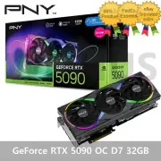 PNY Geforce RTX 5090 EPIC-X RGB OC D7 32GB Triple Fan Gaming Graphics Card