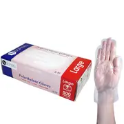 Sofeel Polyethylene Powder Free Gloves Large Clear 500 Box