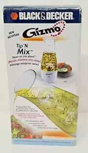 Black & Decker Gizmo Tip 'n Mix Vinaigrettes Mixes as You Pour Automatic GDM100