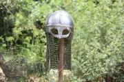 Viking Helmet Gjermundbu Battle Ready Helmet With Chainmail | Christmas Gift