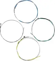 Kisangel 4pcs Strings String Violin Strings Set Replacement Strings for Beginners Players Excellent Sound Quality for Full Violin Performance for Music Learners Enthusiasts