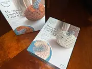 Freeform Craft Macrame Pumpkin Craft Kit Set Of 2, 1 Is Started