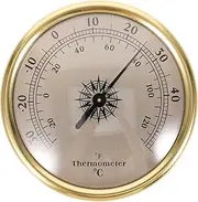 Garneck Wireless Thermometer - Wall Mounted Temperature Gauge for Home - Patio Garden and Greenhouse Accurate Room Temperature Meter for Easy Monitoring and