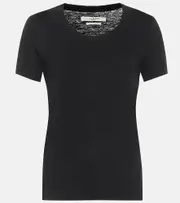 [Marant Etoile] Marant Etoile Killian linen T-shirt AU 8 black