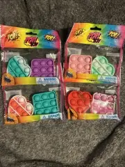 2 Packs Pop Fidget Sensory Toys, Autism Special Needs Stress Relief Silicone Pre