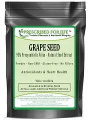 Grape Seed - 95% Procyanidolic Value - Natural Seed Powder Extract (Vit is