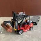 Remote Control Crane Forklift Truck with Trailer 1/24 RC Truck Toy Kids Gifts