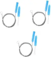 WOFASHPURET 3sets 2pcs Flexible Tube Cleaning Brush for Refrigerators and Washing Machines Efficient Drain Cleaner for Unclogging and Maintenance Stylish Design for Hard to Reach Areas 2pcs*3