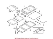 Genuine OEM Sunroof Seal for Mini 54107476541