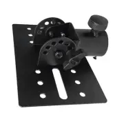 Rotatable 35mm Metal Mount Tripod Pole,DJ Speaker Stand Adapter Top-Cap