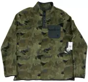 NWT Volcom Seabrook Mock Neck Camo Pullover Sweater Sz M