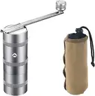Campingmoon Manual Coffee Grinder Stainless Steel Coffee Grinder with Hand Crank