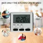 LARGE DIGITAL CLOCK COUNT DOWN TIMER COOK ALARM KITCHEN LCD MAGNETIC STICK☋