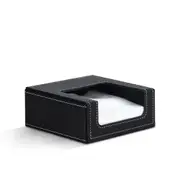 Car Bathroom Desktop Square Dispenser Office PU Leather Tissue Box Kitchen Restaurant Hotel Paper Towel Organizer Napkin Storage