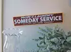 LAUNDRY SERVICE SIGN It'll All Get Done Someday WOOD 17 inch