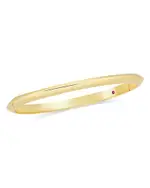 Roberto Coin 18K Yellow Gold Knife Edge Hinged Bangle Bracelet