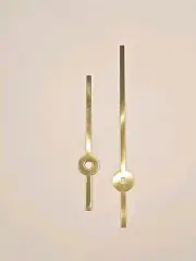 New 3-3/4" Thin Tower Pattern Brass/Gold Clock Hands - DIY - Single Set