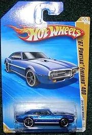 2010 HOT WHEELS NEW MODELS 03/44 BLUE '67 PONTIAC FIREBIRD 400