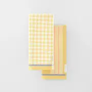 Sheridan Este Tea Towel Set in Honey Gold Size: 2 Pack Material: Cotton @Sheridan Rewards