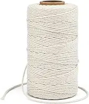 2MM 100m Hand Craft Colorful Cotton Macrame Cord,Rope Twisted String Rustic DIY,Macrame Cord Rope Twisted String Rustic (2)
