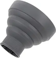 FOYTOKI Travel Collapsible Hair Dryer Diffuser Attachment Nozzle for Hair Styling Easy to Clean Grey Hairdressing Accessory for Curly and Wavy Hair