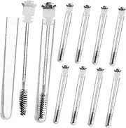 FOMIYES 10PCS Portable Eyelash Brush Wands with Elegant Design for Eyelash Extensions and Makeup Touchups Makeup Applicator for Women Compact and Convenient Lash Brush