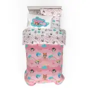 Collectibles Powerpuff Girls Bedding 5 Piece Twin Size Pink - Powerpuff Girls