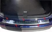 for VW TIGUAN II/ALLSPACE II Stainless Steel CHROME Rear Bumper Protector Sill Scratch Guard Cover (2016+)