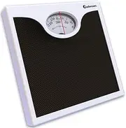 Adamson A22 Bathroom Scale for Body Weight - Up to 260 LB - New Version - Anti-Skid Rubber Surface - Analog Bathroom Weight Scales - Affordable - Durable with 20-Year Assurance - Black