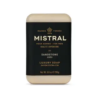 【紳士用品專賣】美國 Mistral - 橙花癒創木 紳士香氛皂（Sandstone）