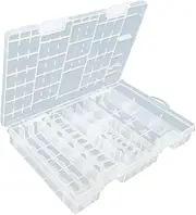 COHEALI Battery Storage Box 9v Plastic Battery Organizer Large Size Storage Cases