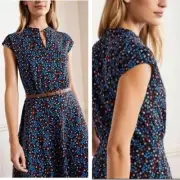 Boden Easy Jersey Floral Shirt Dress, New with Tags