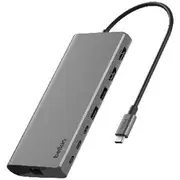 Belkin 8-in-1 USB-C Hub Grey
