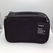 Crate & Barrel Travel Cord Electronics & Cable Organizer Case Double Sided