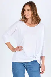 Atlanta 3/4 Sleeve Top--BET-BB366T19