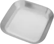 Alasum BBQ Plate Stainless Steel Square Serving Tray for Outdoor Camping for French Fries Fried Chicken Grilled Meat for Picnics and Family Gatherings