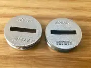 Anlun - Crank Caps - Chrome - old school bmx